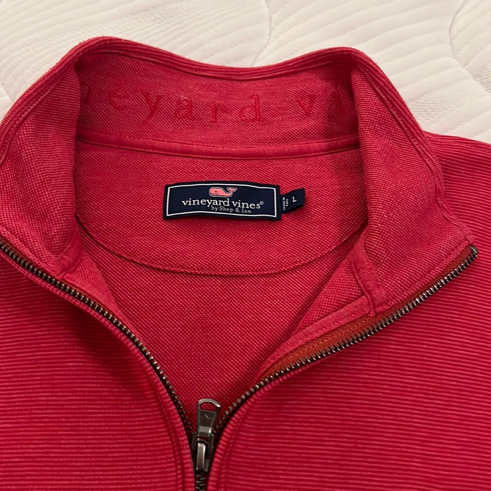 Vineyard, vines, saltwater, half zip